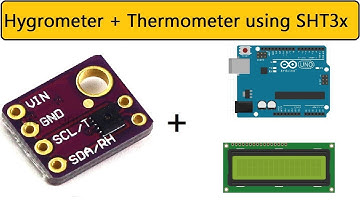 SHT3x Humidity Temperature Sensor Tutorial | Interfacing SHT31 with Arduino