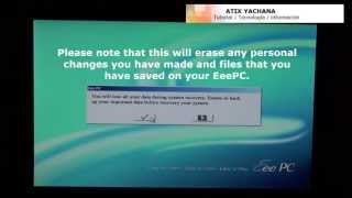 Asus Eee PC Netbook Restore - 1005HAB Netbook