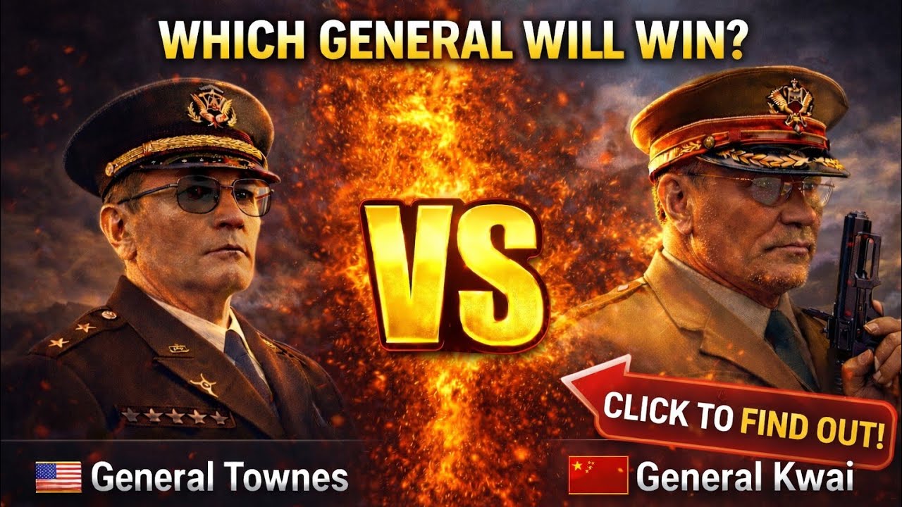 USA Laser General vs China Tank General | Ultimate Challenge!