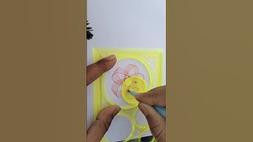 Simple Spirograph Design,Geometric shapes 00 #shorts #viral #trending #ytshort #spirograph #art #diy
