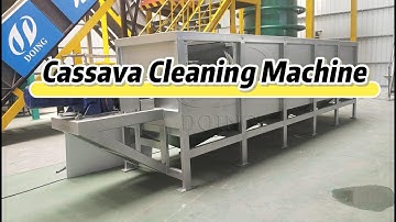 #cassava cleaning #machine dry sive and paddle washer for #garri/#flour/starch processing