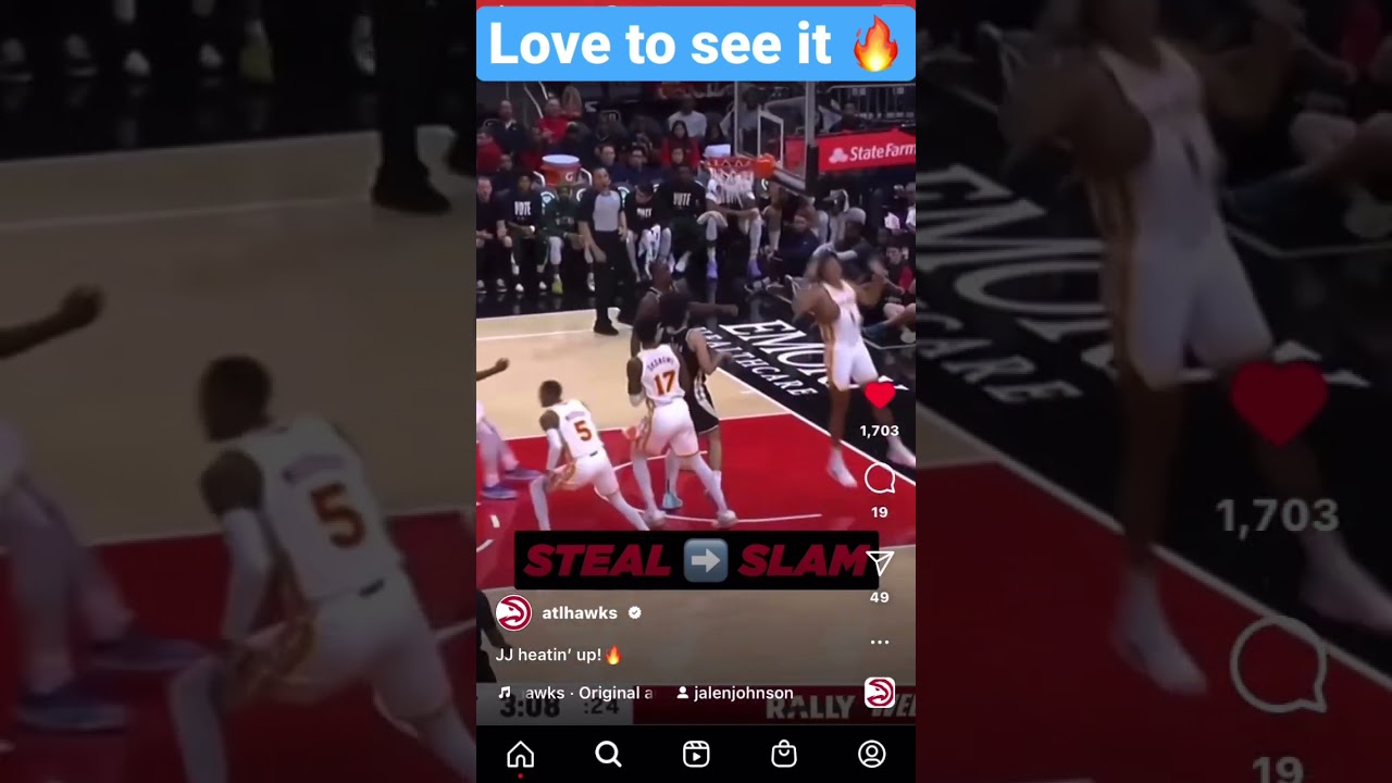 Obejrzyj Jalen Johnson steals, then dunks on the entire Milwaukee Bucks w YouTube Obejrzyj Jalen Johnson steals, then dunks on the entire Milwaukee Bucks w YouTube