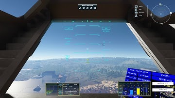 Dual Universe - Aviator1280 HUD (Autopilot, Route, Way Point sequence)