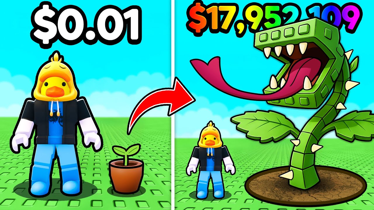 Growing MEGA VENUS FLY TRAP in Roblox Grow a Garden Update!