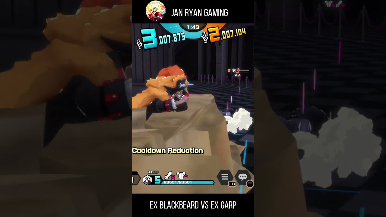 EX Yonko Blackbeard vs EX Garp - One Piece Bounty Rush