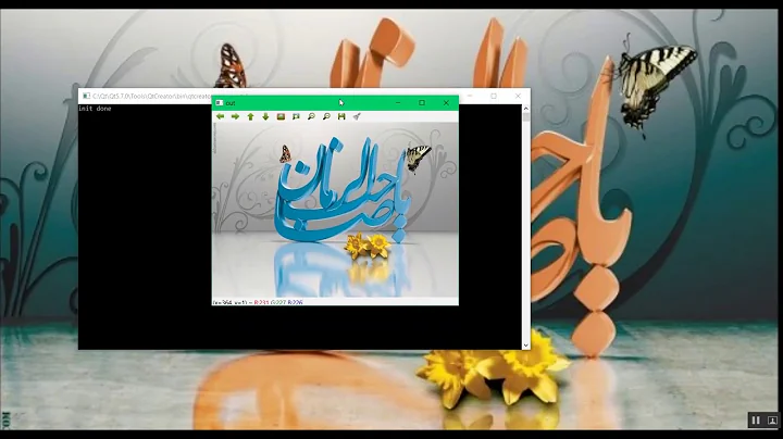 2- showing image in opencv with Qt c++