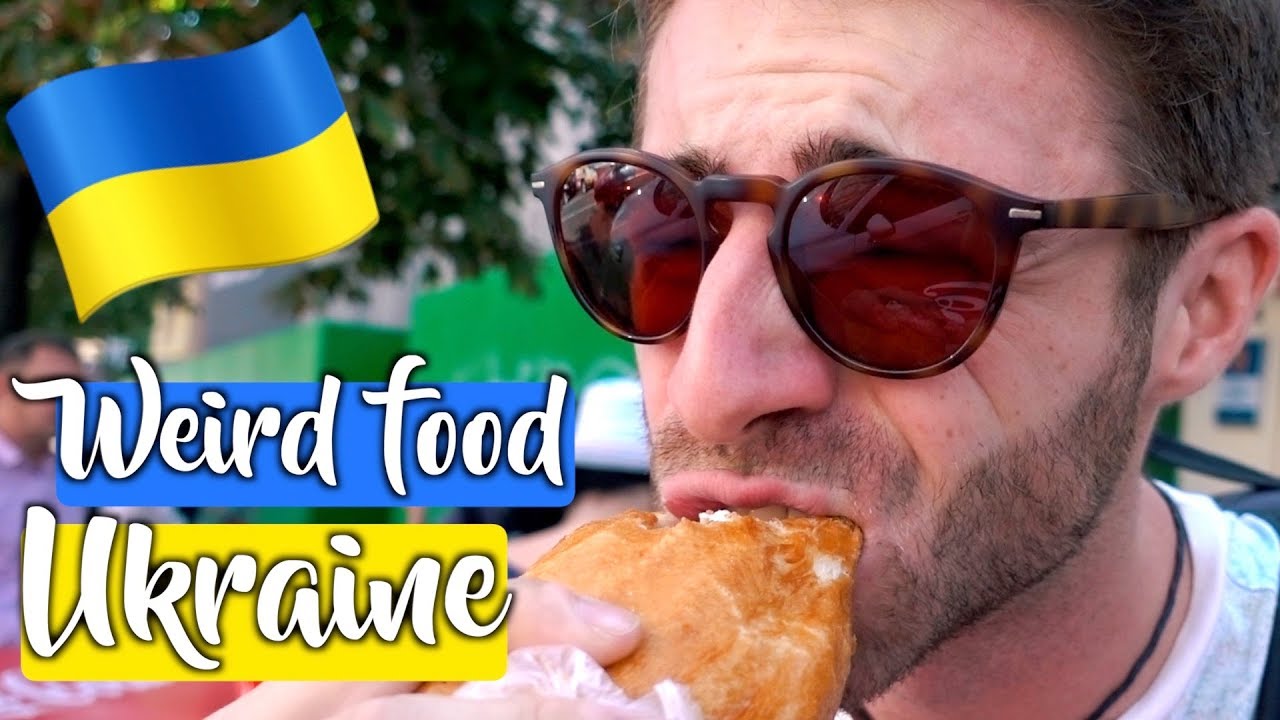 UKRAINE STRANGE FOOD: Would you try THIS?! (Kyiv, Ukraine)