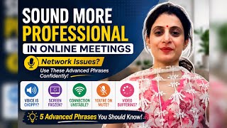Five phrases, you can use during online meetings #easyenglisheveryday #spokenenglish