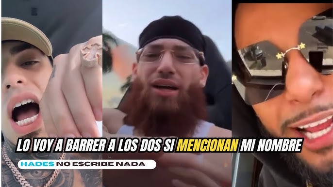 LUAR LA L LE MANDA FUERTE AMËNAZÂ A HADES 66 Y A SOMBRA PR POR SU TIRAERA | SOMBRA REACCIONA - YouTube