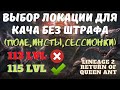 Выбираем оптимальный уровень для кача/фарма в Lineage2 на обновлении Return of the Queen Ant