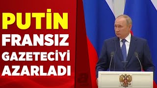 Rusya lideri Putin'den Fransız gazeteciye sert tepki: Savaş mı istiyorsun? | A Haber Resimi