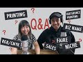 FAQ from Viewers: Outsource or DIY Printing, Niching, Image Format, Faire, and More