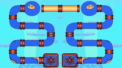 Save the fish pull the pin hard level //android and ios game / save fish puzzle game mobile gameplay
