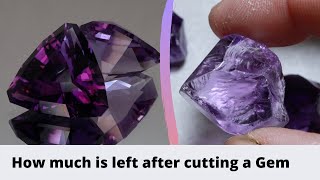 How much is left after cutting a Gem??