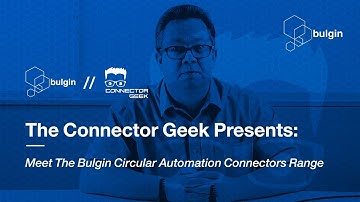 Meet the Bulgin Circular Automation Connectors Range