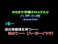 03 2 八戸小唄 1 6寸 カラオケ字幕テロップ入り