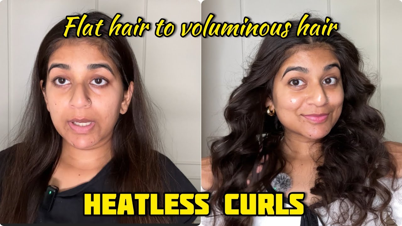 Heatless Curls at Home 😍 | No Heat, No Damage | Soft Bouncy Curls Tutorial 2026
