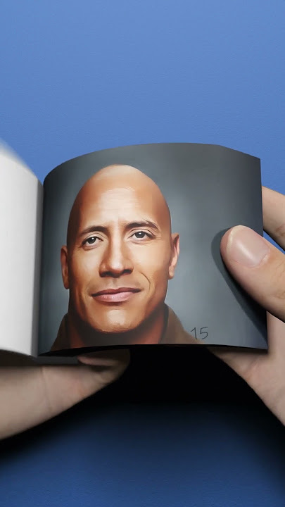 If The Rock Changed Into Bully Fat Guy FlipBook #dwaynejohnson #flipbook #shorts