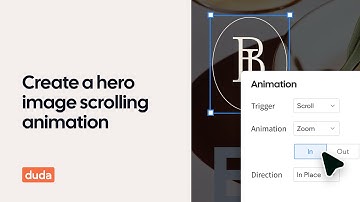 Animate your hero image on page scroll
