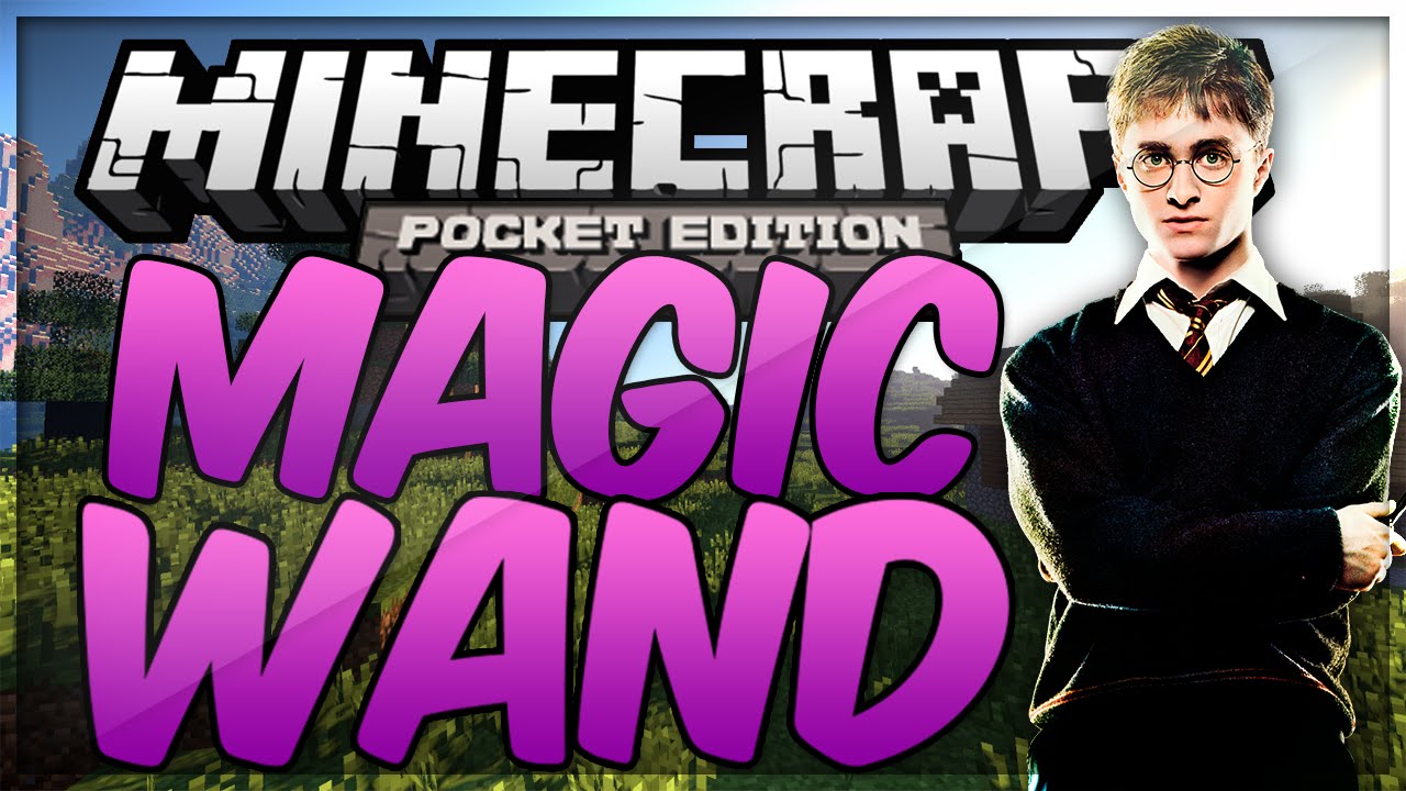 Magic Wand Mod !! [0.9.0-0.9.5] - Minecraft PE - YouTube