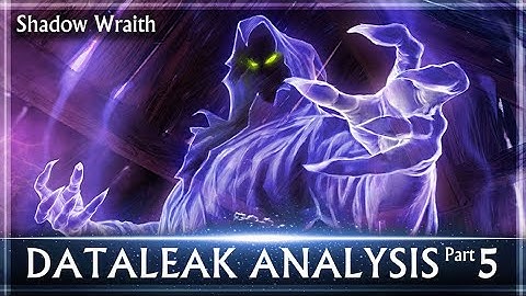 Dota 2 (2021) Hero DATA LEAK Analysis (Part 5) – SHADOW WRAITH | The Silent Killer