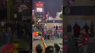 Checo Perez Waves Back At His Fans In Las Vegas