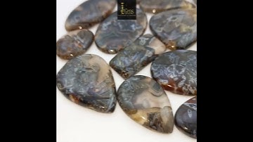 Natural Stick Agate/Turkish Agate Cabochon Gemstone, Loose Gemstone lot, Turkish Stick Agate.