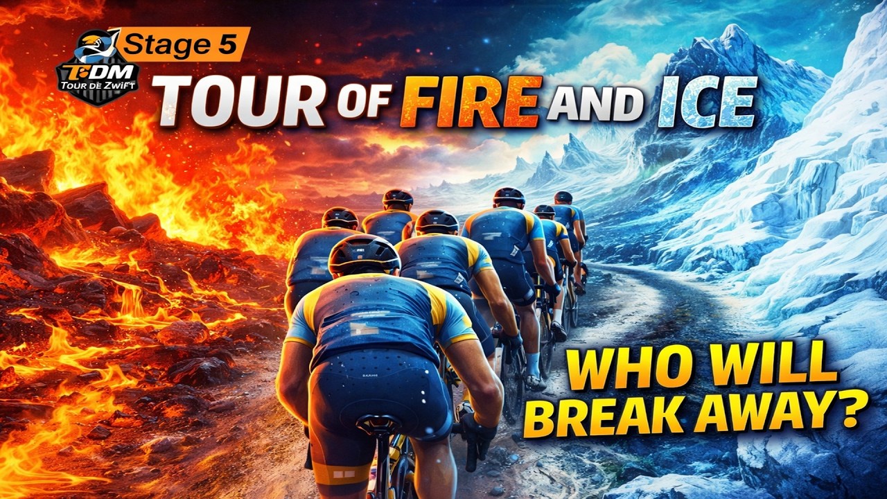 Stage 5 Was Brutal! 🔥 4.7 W/kg Madness | Tour of Fire & Ice