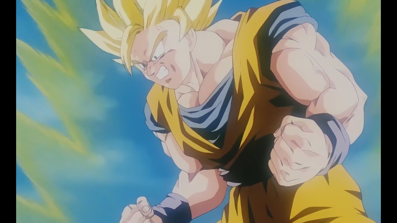 Goku Goes Super Saiyan 3 For The First Time Full Hd Youtube