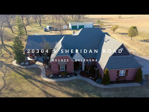 20304 S Sheridan Rd, Mounds, OK home video tour