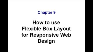 chapter 9 - AWD1000 - Web Development Technologies