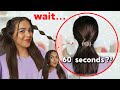 1- MINUTE Hairstyles for BUSY GIRLS Part 2 | Testing Lazy Hair Hacks