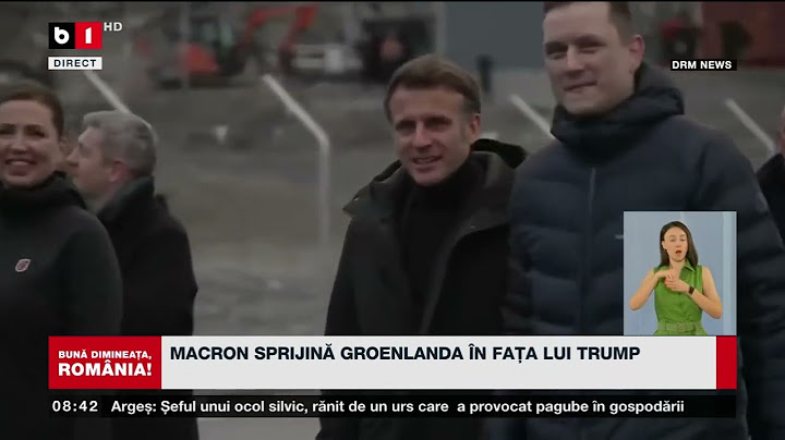 MACRON SPRIJINĂ GROENLANDA ÎN FAȚA LUI TRUMP_Știri B1TV_16 iunie 2025