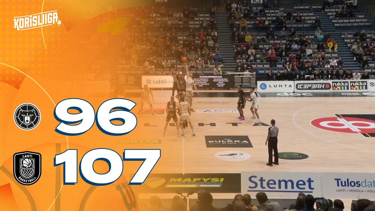 Lahti Basketball vs. Kouvot - Game Highlights