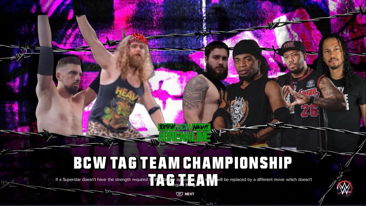 [BCW: Adrenaline (Ep.11) pre-show] Dojo of Rock vs Dynasty {BCW Tag ...