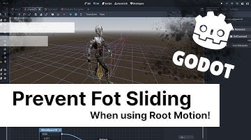 Fix foot sliding in Godot 4 when using root motion (Bright light warning)