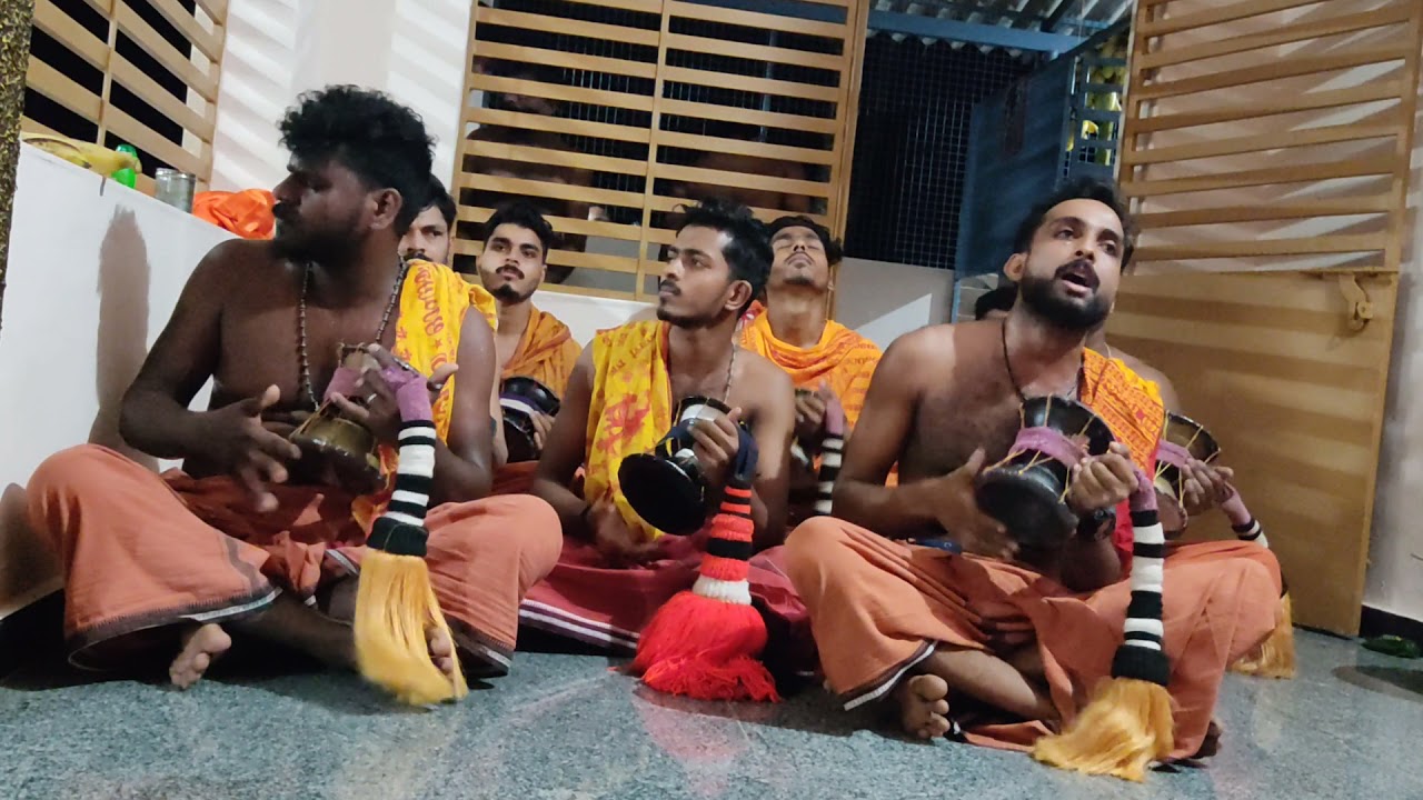 Udukukot and song   Sitaram Uduk song group   Cherukot Shree Anjaneyashram dedication yajna