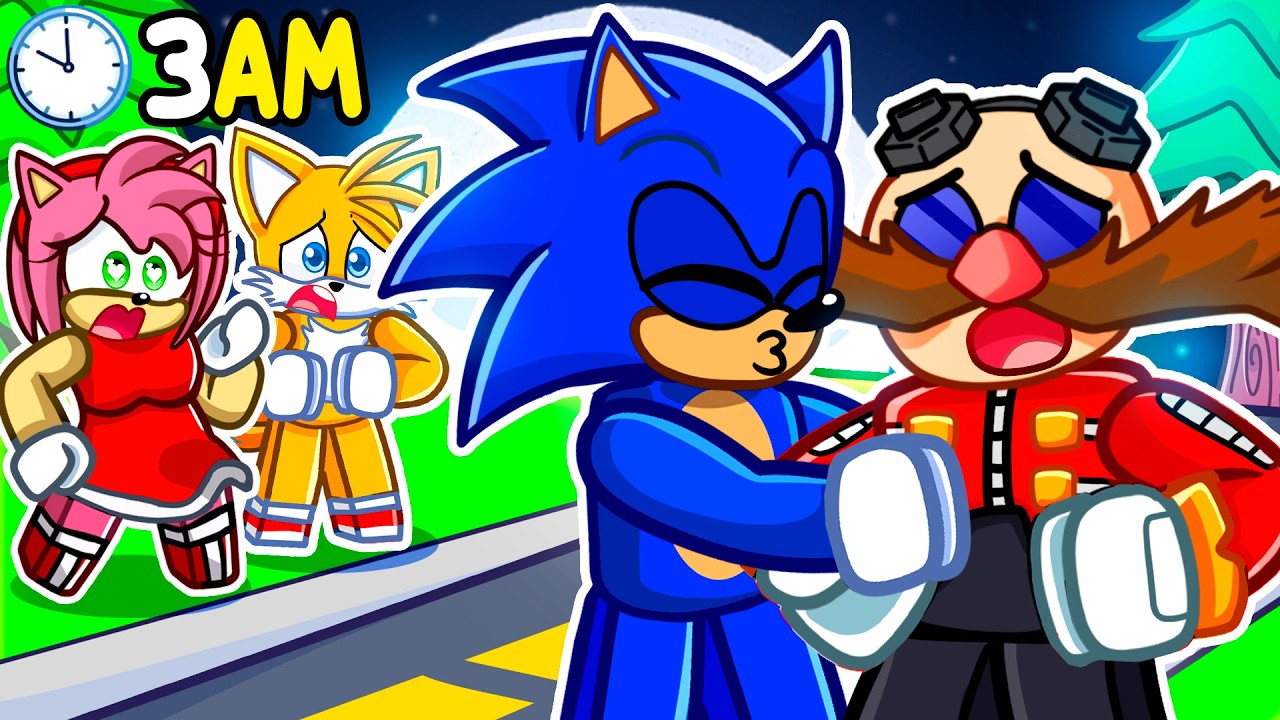 We CAUGHT Sonic SLEEPWALKING At 3AM!