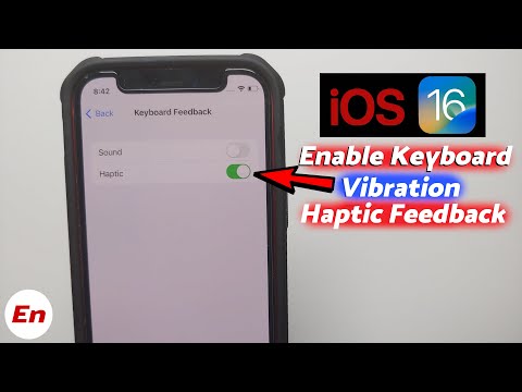 iOS 16 | Enable Keyboard Vibration Haptic Feedback on iPhone Without Jailbreak or Third Party App