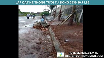 Thi công hệ thống tưới cảnh quan sân vườn tưới cỏ tại biệt thự thành phố hồ chí minh