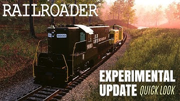 Railroader Experimental update Quick Look - Includes a new AI Drive Mode which can auto route locos.