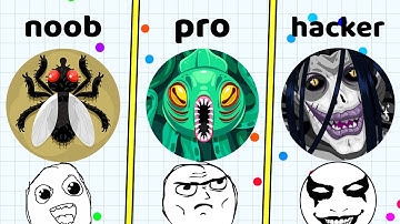 Agario Noob vs Pro vs Hacker   ⚡