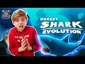 ДАНЯ ИГРАЕТ В ПРИЛОЖЕНИЕ HUNGRY SHARK EVOLUTION - КОРМИМ ГОЛОДНУЮ АКУЛУ: ПРОХОЖДЕНИЕ!