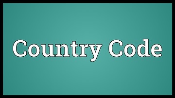 Country Code Meaning