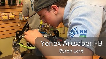 Time Lapse: How to Yonex Arcsaber FB Badminton Racquet