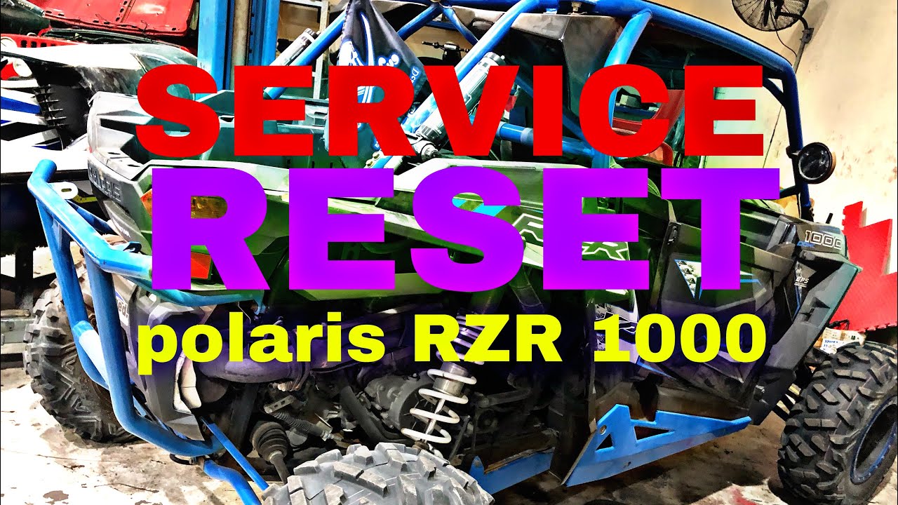 service reset polaris RZR 1000 - YouTube