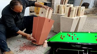 How to make Snooker Game ||! Unbelievable Process of Hand made Wooden Workers make an snooker GAME by Creative Ability 1,710 views 1 month ago 32 minutes