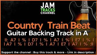 Country Train Beat Guitar Backing Track in A screenshot 5