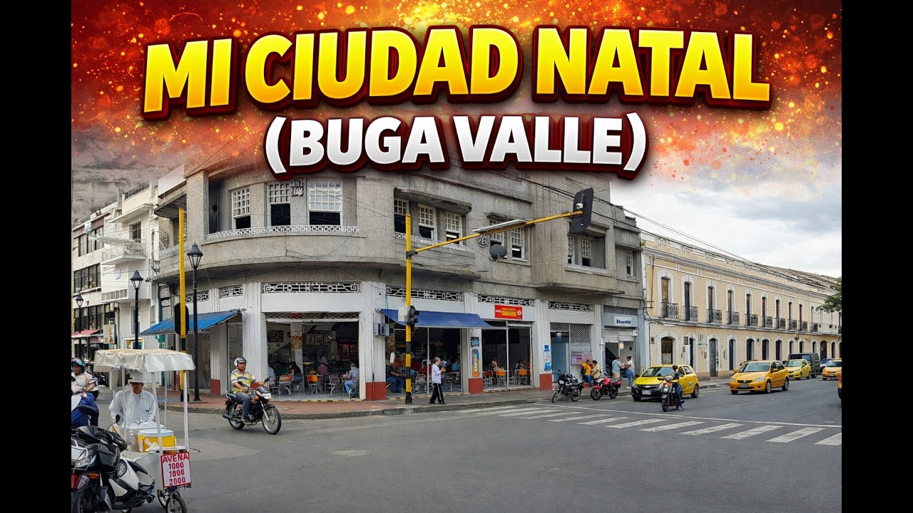 Un recorrido por mi ciudad natal (centro de buga)