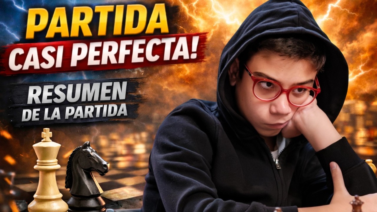 Primera partida rumbo al récord de Gran Maestro más joven de la historia